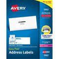 Avery Label, Ezpeel, Lsr, 1.3X4, We 3500PK AVE5962